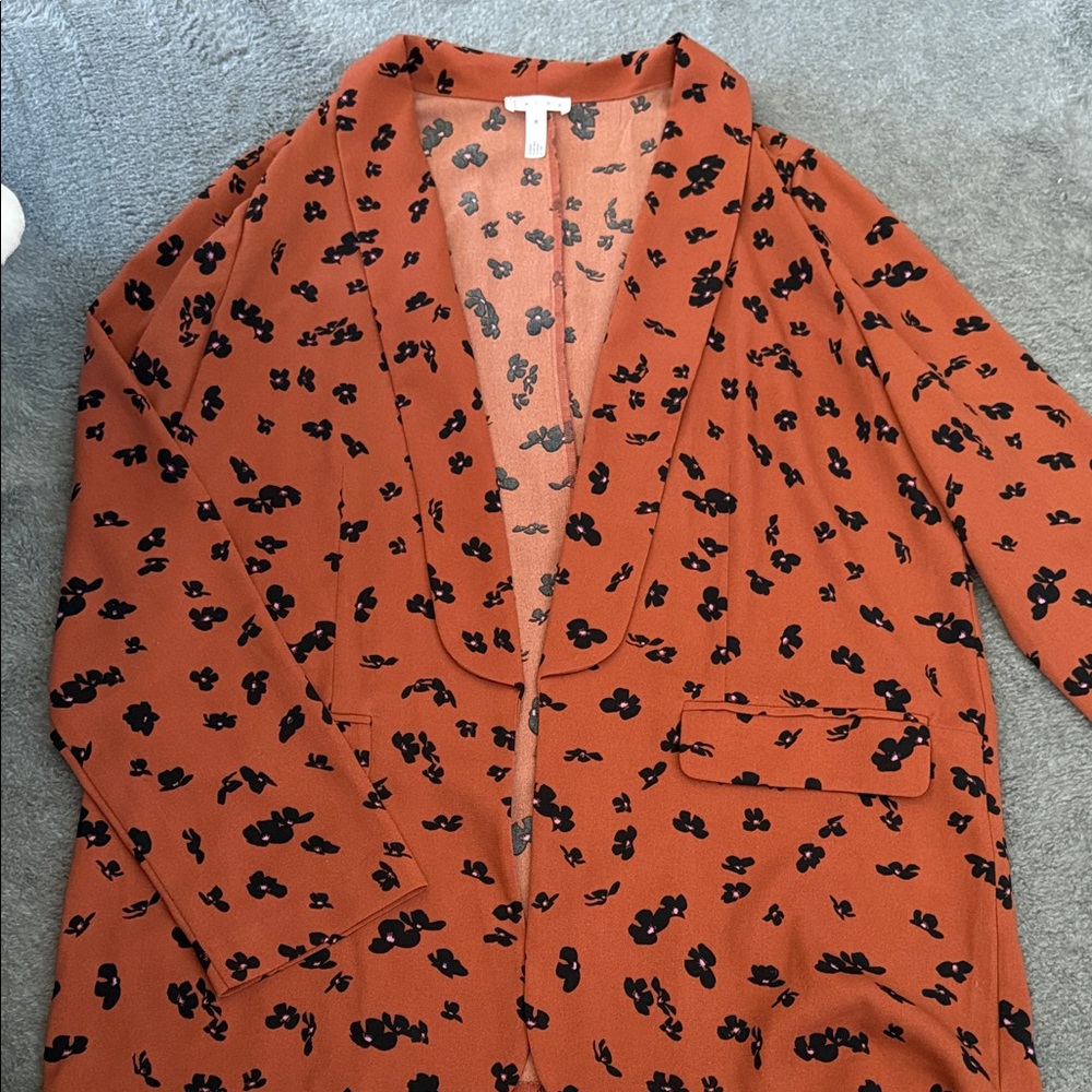 Leith Terracotta Floral Jacket